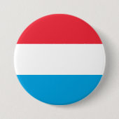 Luxemburgische Flagge Button (Vorderseite)
