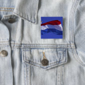 Luxemburgische Flagge — Button (Beispiel)