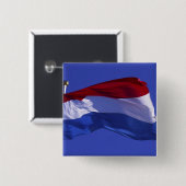 Luxemburgische Flagge — Button (Vorne & Hinten)