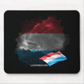 Luxemburgische Flagge Mousepad (Vorne)
