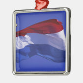 Luxemburgische Flagge — Ornament Aus Metall (Links)