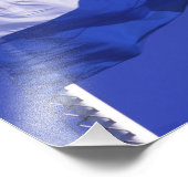 Luxemburgische Flagge - RF) Fotodruck (Ecke)