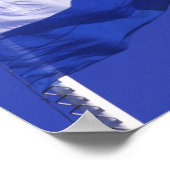Luxemburgische Flagge - RF) Poster (Ecke)