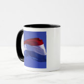 Luxemburgische Flagge — Tasse (Vorderseite Links)