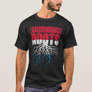 Luxemburgische Roots - Heritage-Flagge T-Shirt