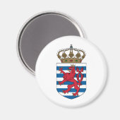 luxemburgisches Emblem Magnet (Vorderseite/Rückseite)