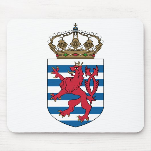 luxemburgisches Emblem Mousepad (Vorne)