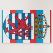 luxemburgisches Emblem Puzzle (Horizontal)