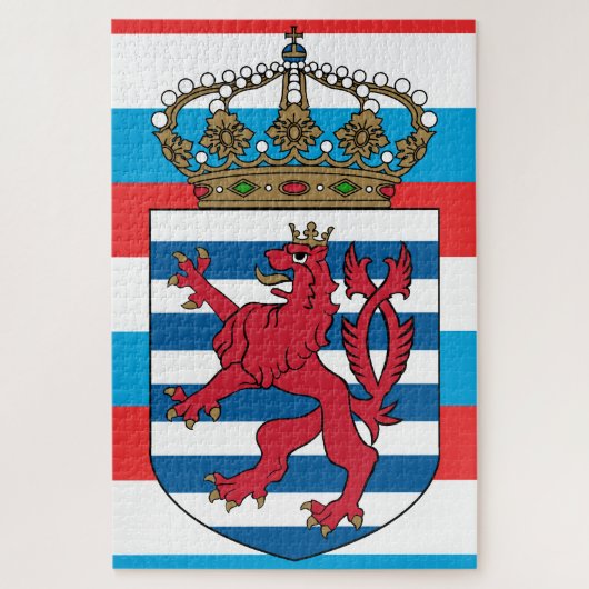 luxemburgisches Emblem Puzzle (Vertikal)