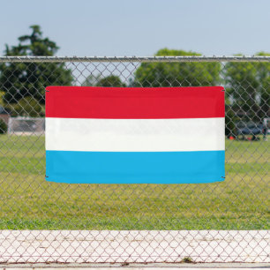 Luxemburgisches Flaggen-benutzerdefiniertes Banner
