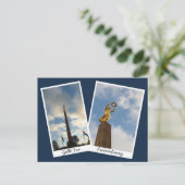 Luxemburgs goldene Lady Postkarte (Stehend Vorderseite)