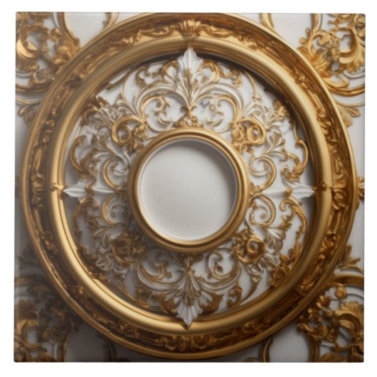 Luxery Baroque Keramik Tile Fliese (Vorderseite)