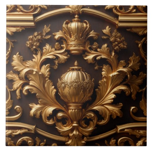 Luxery Baroque Keramik Tile Fliese (Vorderseite)