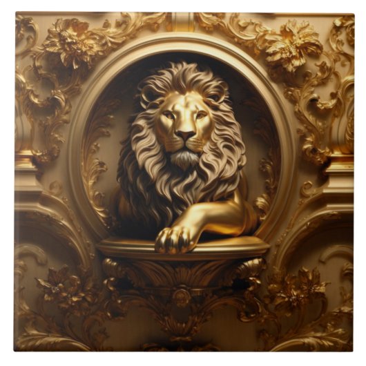 Luxery Baroque Keramik Tile Fliese (Vorderseite)