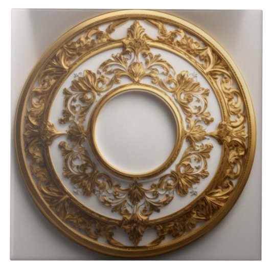 Luxery Baroque Keramik Tile Fliese (Vorderseite)