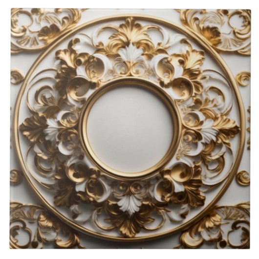 Luxery Baroque Keramik Tile Fliese (Vorderseite)