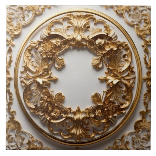 Luxery Baroque Keramik Tile Fliese (Vorderseite)