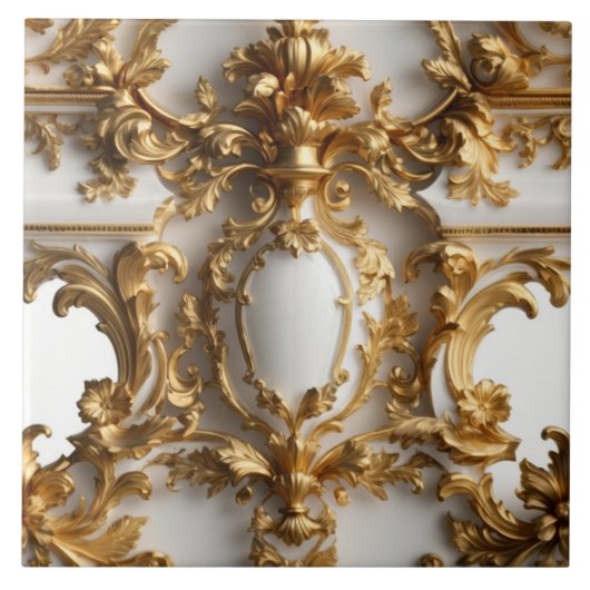 Luxery Baroque Keramik Tile Fliese (Vorderseite)