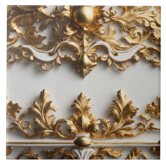 Luxery Baroque Keramik Tile Fliese (Vorderseite)