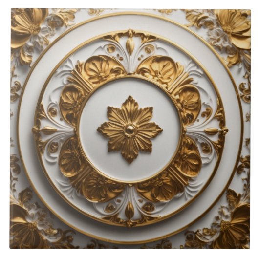 Luxery Baroque Keramik Tile Fliese (Vorderseite)