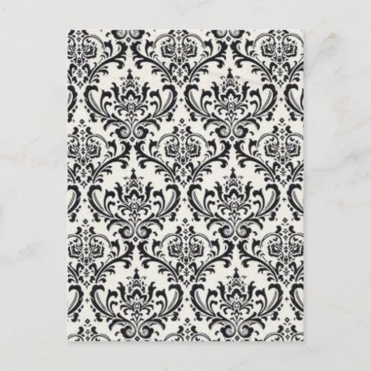 LUXERY SCHWARZ UND WEISS 2 POSTKARTE (Vorderseite)