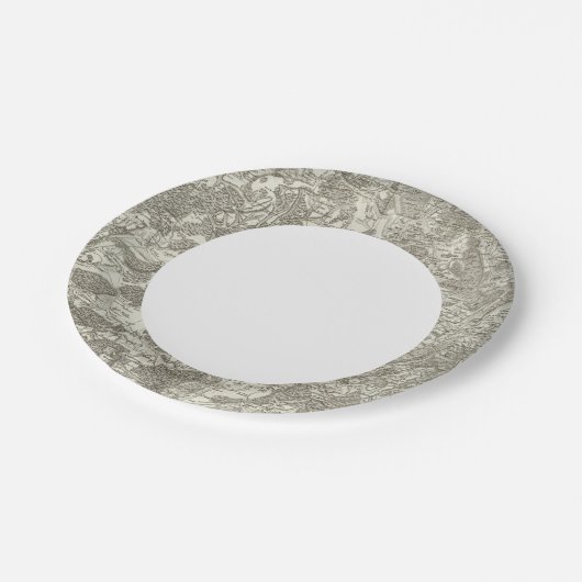 Luxeuil Pappteller (Schrägansicht)