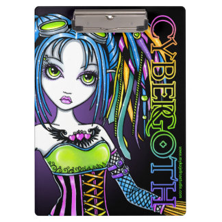 Luxie Cybergoth Rainbow Faiboard Klemmbrett