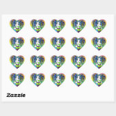 "Luxie" Rainbow Cyber Goth Fairy Stickers (Blatt)