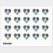 "Luxie" Rainbow Cyber Goth Fairy Stickers (Blatt)