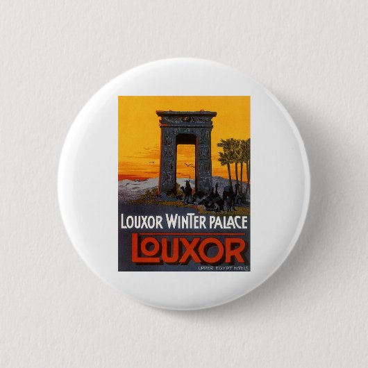 Luxor Ägypten Button (Vorderseite)