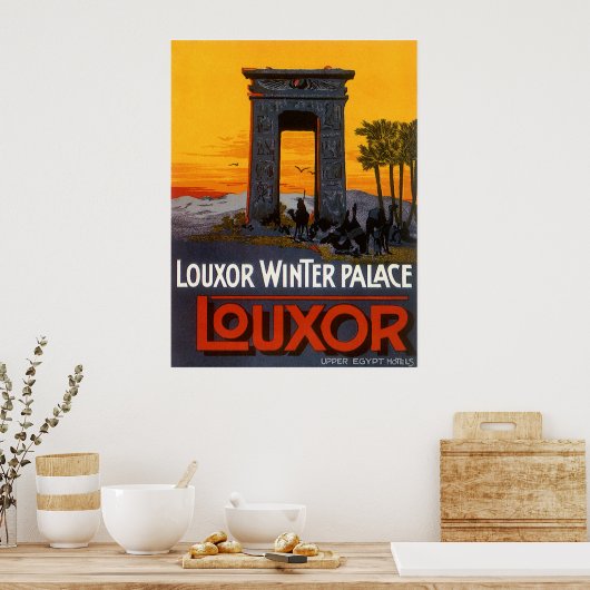 Luxor Ägypten Poster (Küche)