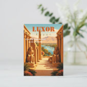 Luxor Ägypten Postkarte (Stehend Vorderseite)