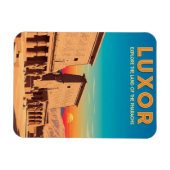 Luxor Ägypten Reise Magnet (Horizontal)