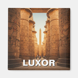 Luxor Egypt Karnak Temple Travel Magnet