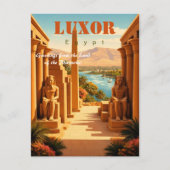 Luxor Egypt Postkarte (Vorderseite)