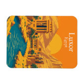 Luxor, Egypt Vintage Travel Magnet (Horizontal)