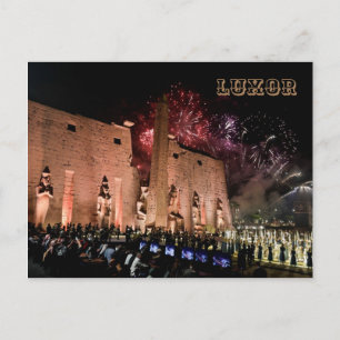 Luxor Karnak Tempel Reisen Alte Ägyptische Geschic Postkarte