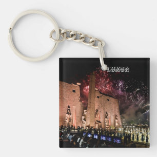 Luxor Karnak Tempel Reisen Alte Ägyptische Geschic Schlüsselanhänger