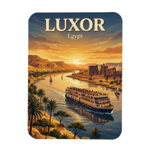 Luxor Nilkreuzfahrt Ägypten Magnet