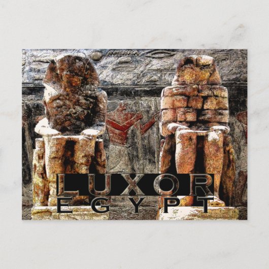 Luxor Postkarte (Vorderseite)