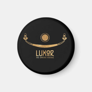 Luxor Sphinxallee Khufus Schiff Karnak Ägypten Magnet