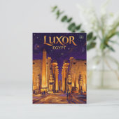 Luxor-Tempel Ägypten Postkarte (Stehend Vorderseite)