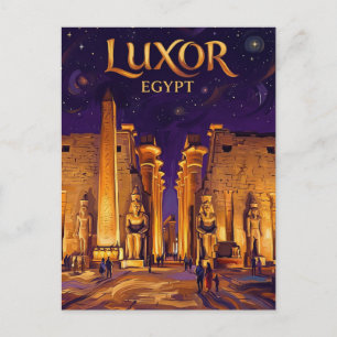 Luxor-Tempel Ägypten Postkarte
