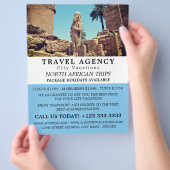 Luxor Temple, Ägypten, Reiseagentur Werbung Flyer (Hand)