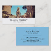 Luxor Temple, Ägypten, Travel Agent Business Card Visitenkarte (Vorne/Hinten)