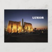 Luxor Temple in Ägypten Postkarte (Vorderseite)