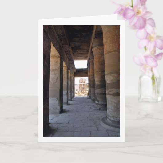 Luxor Temple, Luxor, Ägypten Karte (Orchidee)