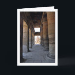 Luxor Temple, Luxor, Ägypten Karte<br><div class="desc">Luxor Temple,  Luxor,  Egypt Greeting Card. You can easily customize this product for free if you would like to add wording or change the color of the background.</div>