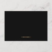 Luxu Art Deco Hochzeitskasse Begleitkarte (Rückseite)