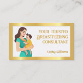 Luxuary Lactation Consultant Visitenkarte (Vorderseite)